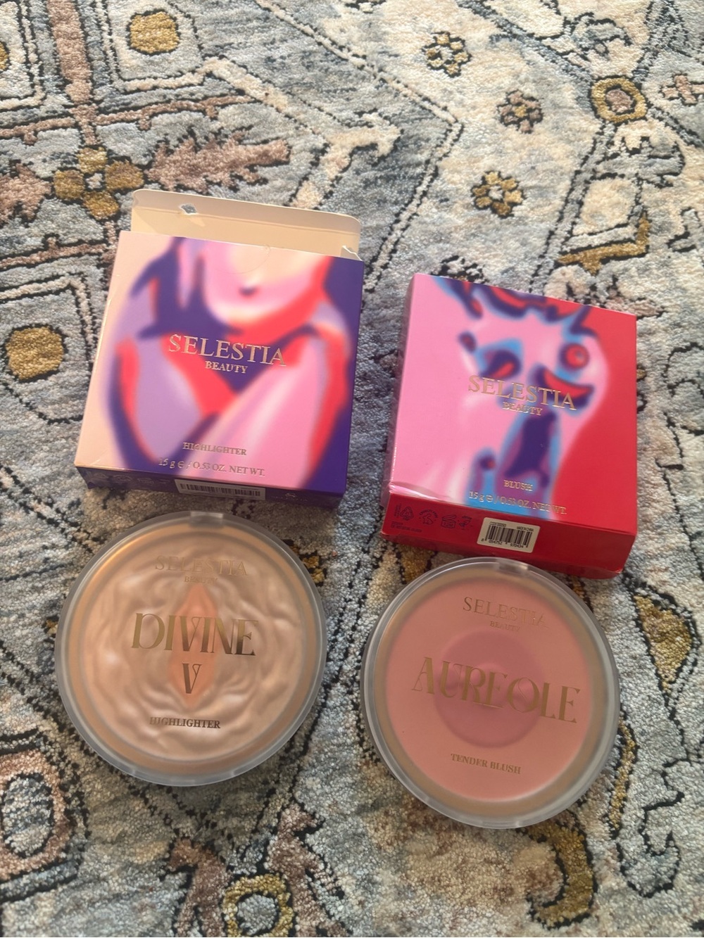 Selestia Beauty Divine V Highlighter 15g | New Bronzer Makeup for Glow & Blush